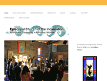 Tablet Screenshot of incarnationannarbor.org